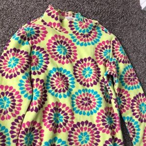 Fleece turtle neck shirt